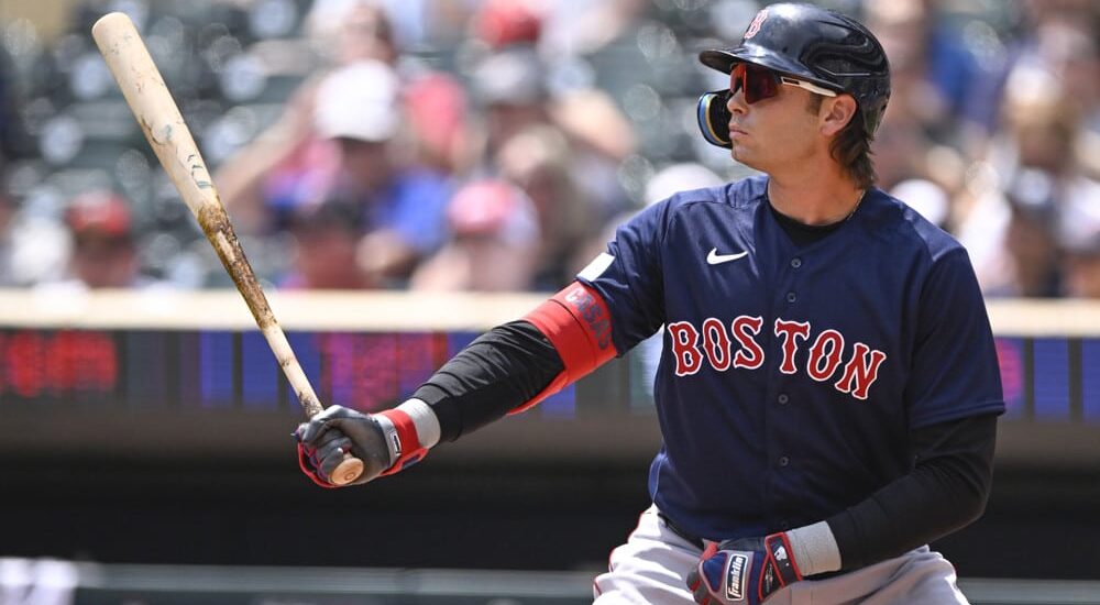 Triston Casas of Red Sox prepares to hit a home run