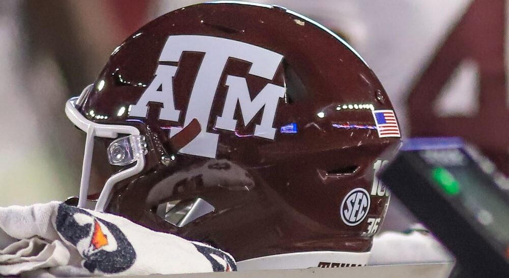 Texas A&M college football helmet