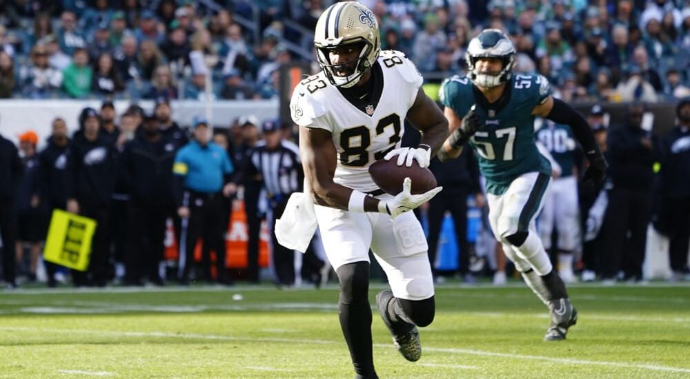 Juwan Johnson of Saints hits anytime touchdown scorer prop