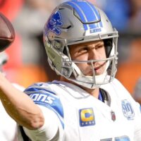 Jared Goff preps for Tampa Bay Buccaneers vs Detroit Lions nfl playoff game