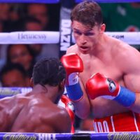 Callum Smith preps for his boxing match against Artur Beterviev