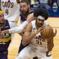 Jarrett Allen looks to pass NBA Player Props today