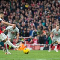 Arsenal player preps for Premier League match