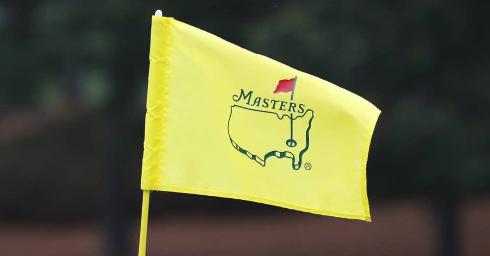 The Masters flag for Augusta National Golf Course