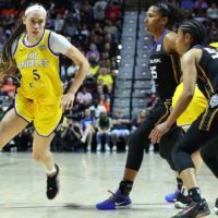 Dearica Hamby attempts to pass WNBA Player Props today on 7/9/24