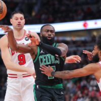 Jaylen Brown attempts to hit NBA Player Props - April 23, 2025