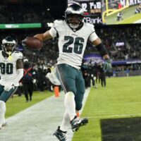 Philadelphia Eagles running back Saquon Barkley