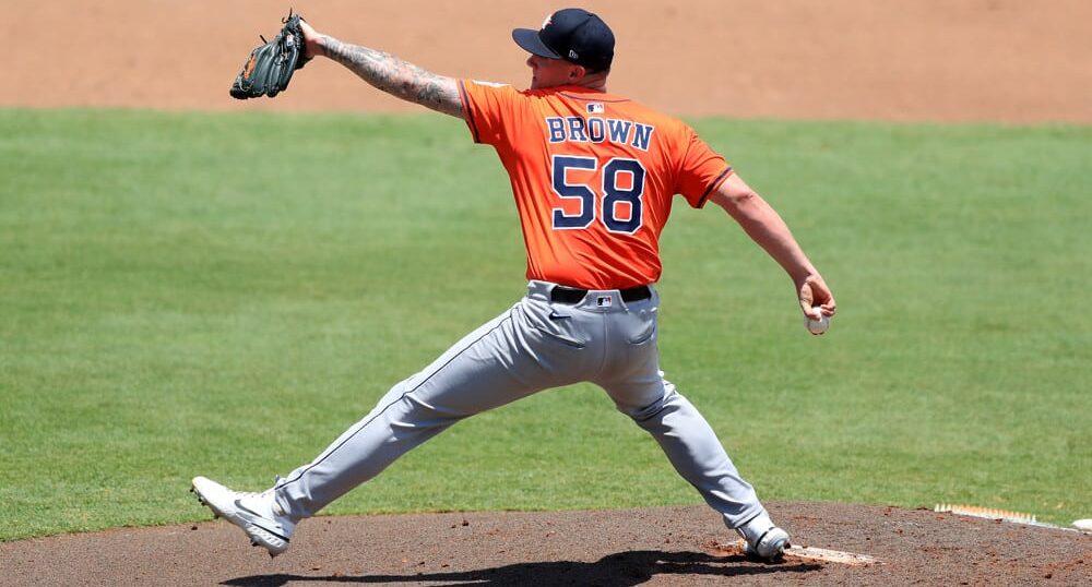 Hunter Brown of Astros attempts to get NRFI - August 19, 2025