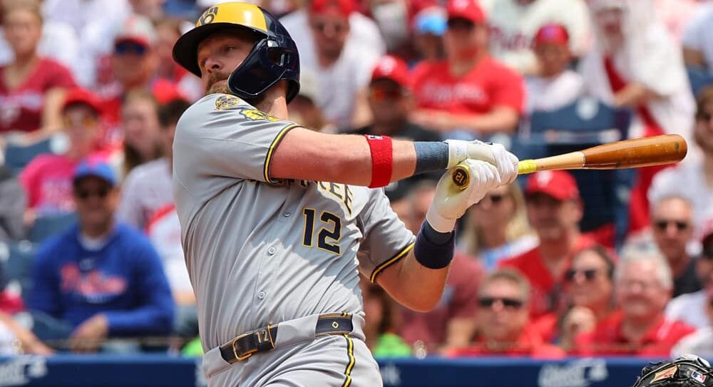 Rhys Hoskins attempts to hit home run prop picks - July 3, 2025